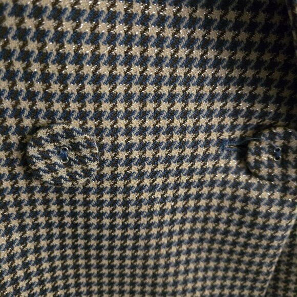 TRNY Oversized Relaxed Fit Mini Multi Colored Houndstooth Blazer Size M - Picture 8 of 13